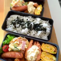 Snapdishの料理写真:サーモンフライのお弁当|さっちゃんさん