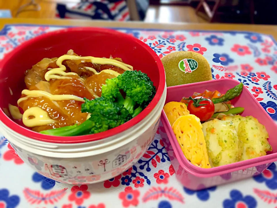 Snapdishの料理写真:照り焼きチキン丼|Reikoさん