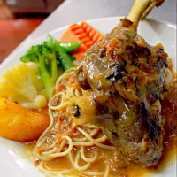 Braised lamb shank with pasta|Paul Wooさん