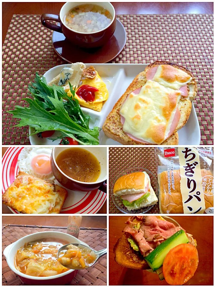 Lunch plate🍞最近の簡単1人ランチ|🌈Ami🍻さん