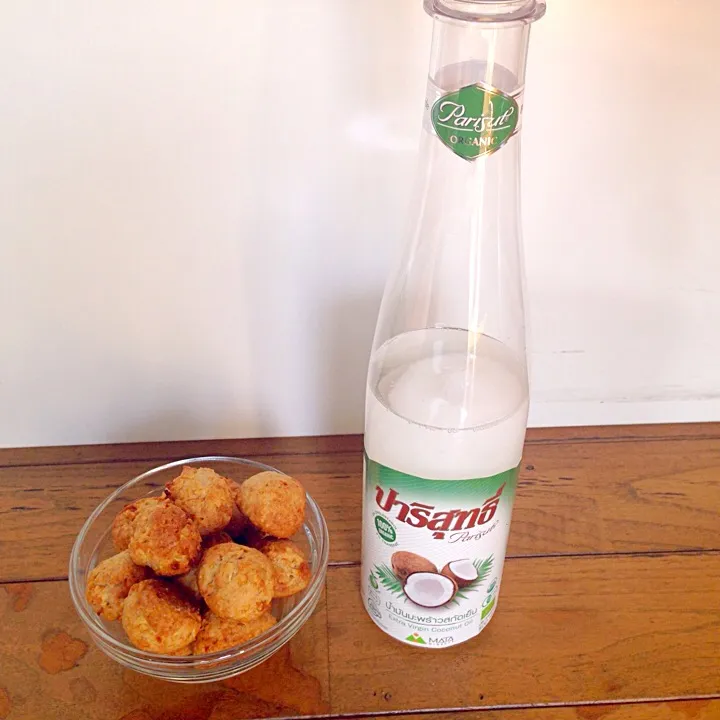 すずらんさんの料理 簡単♡ソフトバナナクッキーココナッツ入り♫|びっけさん