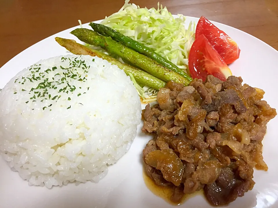 豚の生姜焼きプレート|信太郎さん