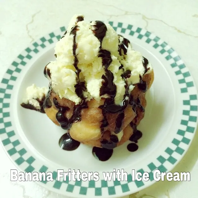 Banana Fritters with Ice Cream|jovelyn cortesさん