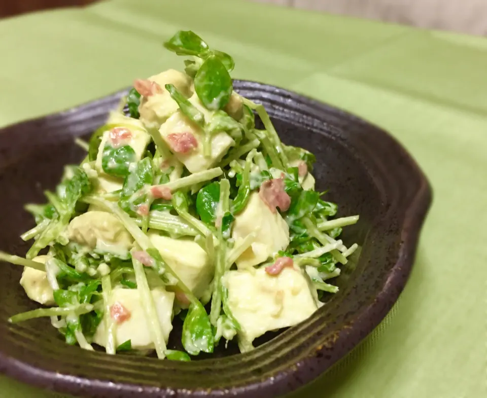 reiさんの料理 アボカドとはんぺんと豆苗のサラダ|Akiさん