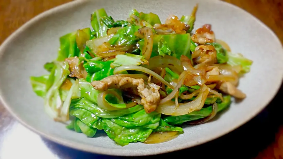 豚肉とキャベツのオイスター炒め|ちぇりさん