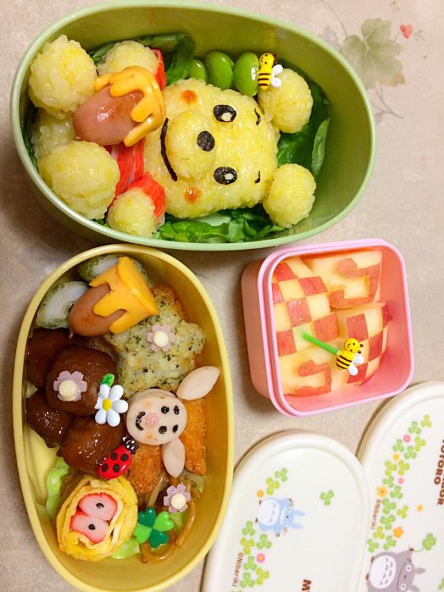 これは使える プーさんを使ったキャラ弁のレシピまとめ Snapdish スナップディッシュ