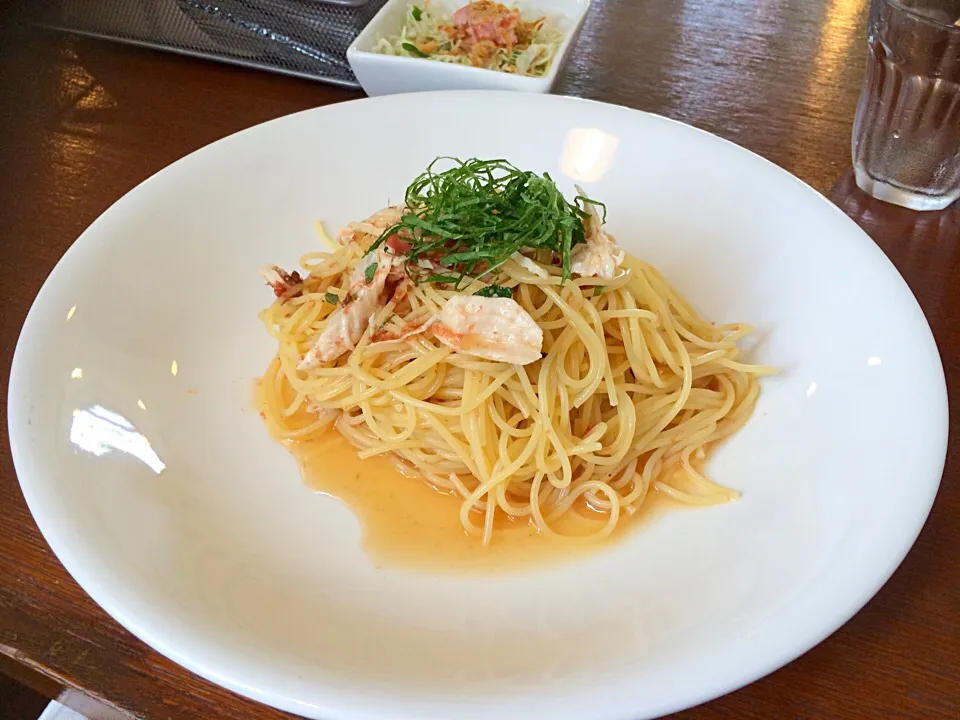 梅とササミの冷製パスタ♡|いく❤️さん