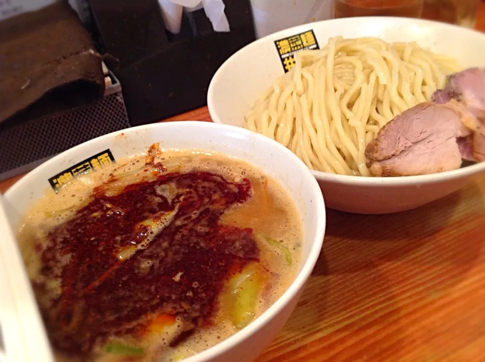 Snapdishの料理写真:辛辛濃菜つけ麺@井の庄(練馬店)😋|アライさんさん