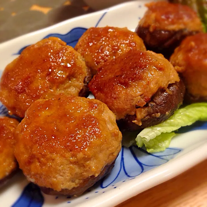 椎茸の肉詰め*バター醤油|まぁさん