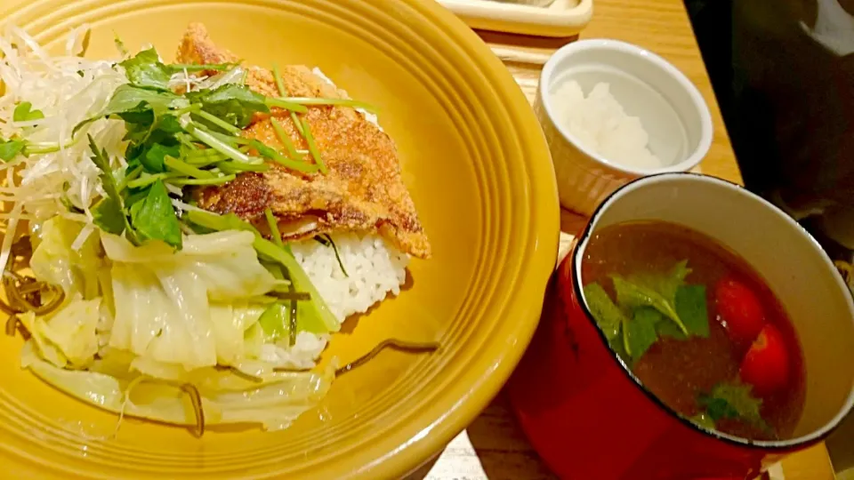 Snapdishの料理写真:金目鯛のアサリスープご飯♡|ヤッチさん