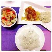 Snapdishの料理写真:のっちゃんさんの料理 のび〜るハズだった！（笑）     鱈のムニエル アリゴ添え|ちっちさん