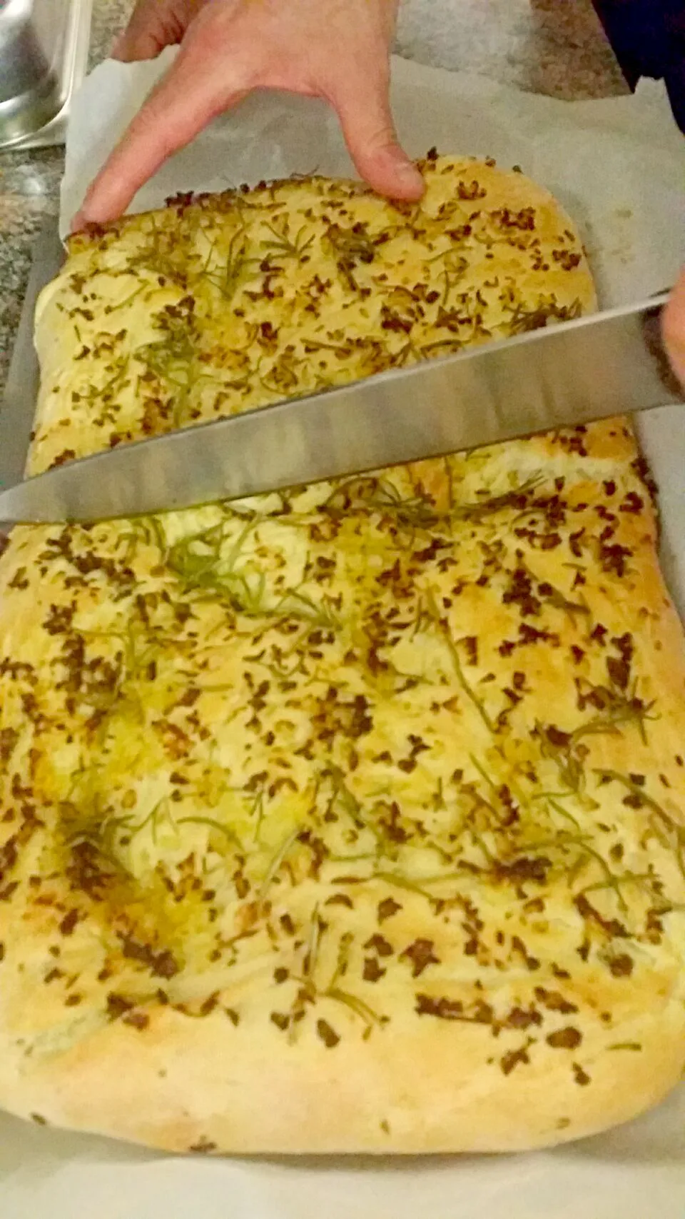 focaccia con cipolla e rosmarino #ilovefocaccia|Giuseppe Ku Caputoさん