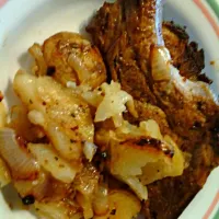 #PorkChops w/ #FriedPotatoesandOnions|Dawn Merritt Garrisonさん