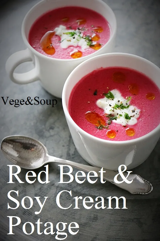 Snapdishの料理写真:【Recipe】週末デトックス♪　ビーツと豆乳クリームの冷製ピンク・ポタージュ #VegeAndSoup|晴子さん