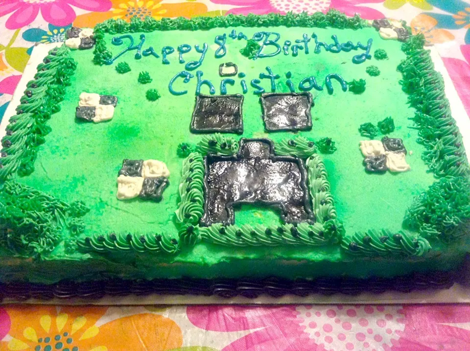 Mine craft cake|John Baker Greskiewiczさん