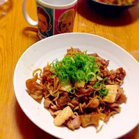 Snapdishの料理写真:油かす焼きそば|舞さん