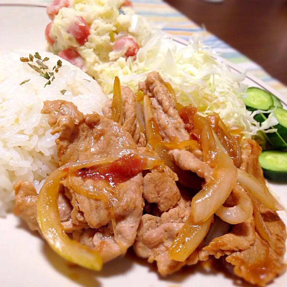 ゆりえさんの料理 豚の梅生姜焼き|ららさん