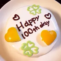 生後100日記念のケーキ|yukiさん