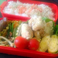 30日塩唐揚げ弁当。|かおりさん