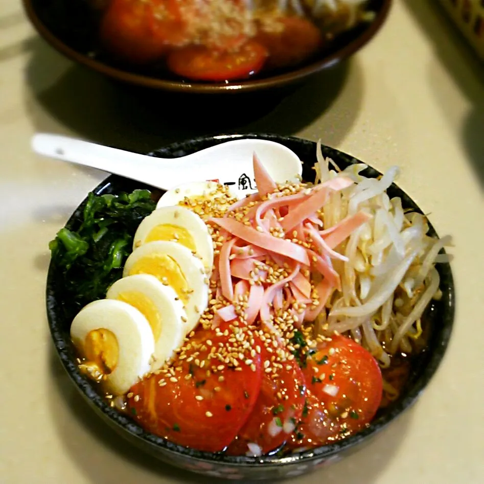 くじら食堂インスパ、ピリ辛冷やしラーメン|よちやまさん