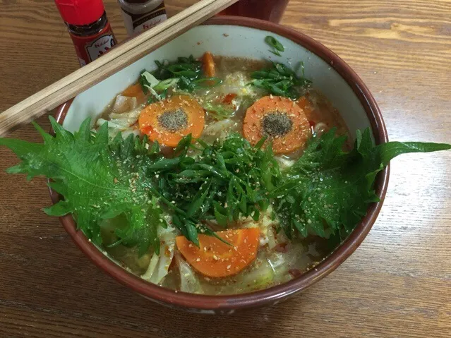 マルちゃん正麺🍜、味噌味❗️꒰*✪௰✪ૢ꒱✨|サソリさん