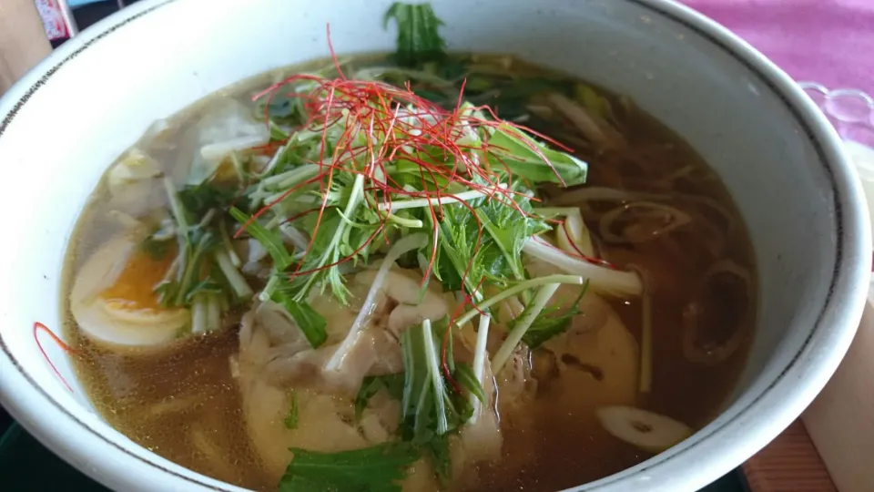 鶏塩ラーメン！
ゴルフ場にしては美味しい！|SATOSHI OOCHIさん