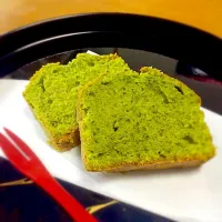 Snapdishの料理写真:抹茶のしっとりパウンドケーキ♡