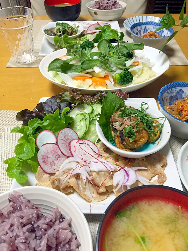 Snapdishの料理写真:豚の生姜焼き|miyukiさん