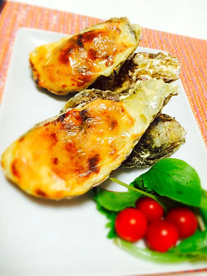 Snapdishの料理写真:oyster gratin ☆牡蠣グラタン|michikoさん