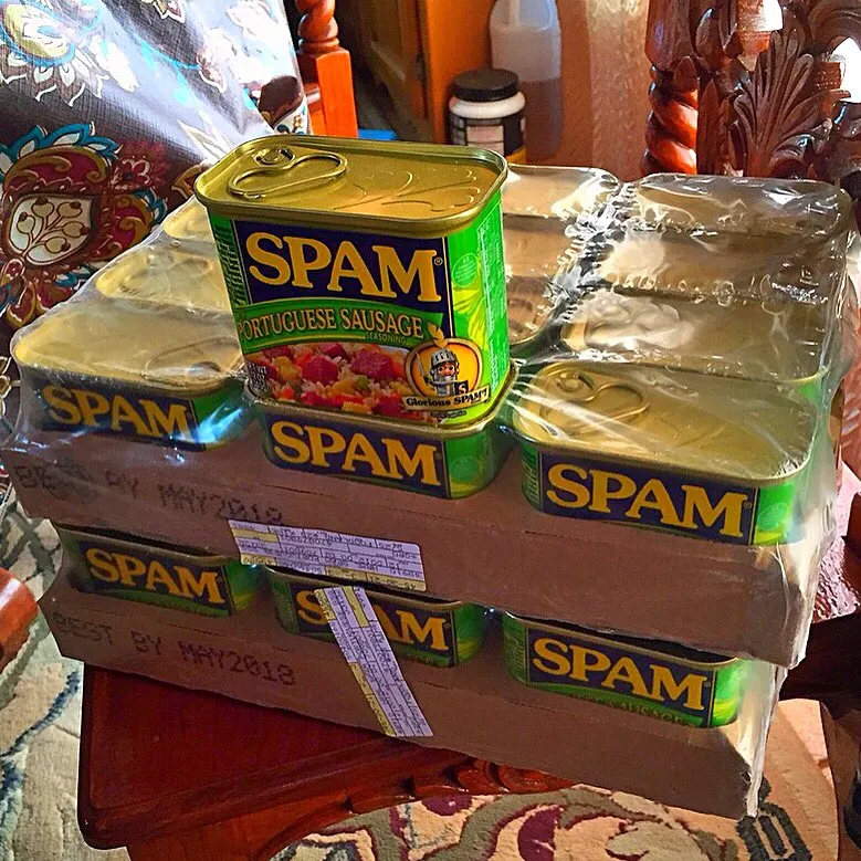 Snapdishの料理写真:Spam... Exclusive flavor for Hawaii|buck starさん