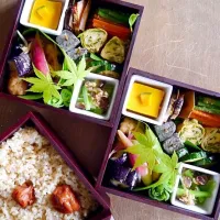 Snapdishの料理写真:実家に届けるお弁当