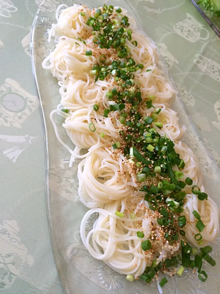 ブランチ 素麺！|クリスマスローズさん