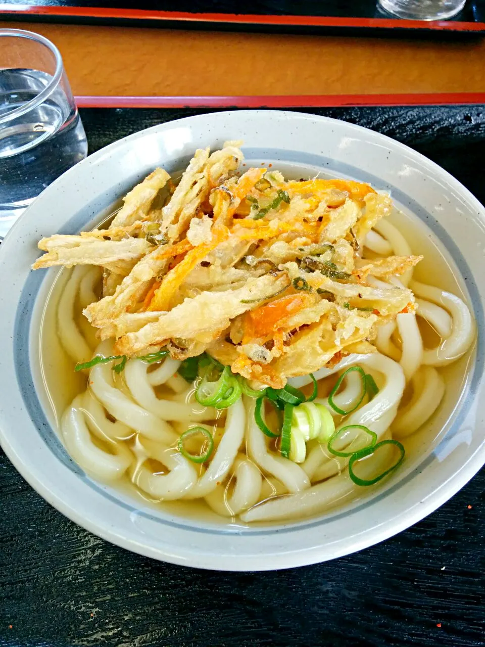 讃岐うどん
香川屋本店　かけうどん*ごぼうのかき揚げ|ことり*さん