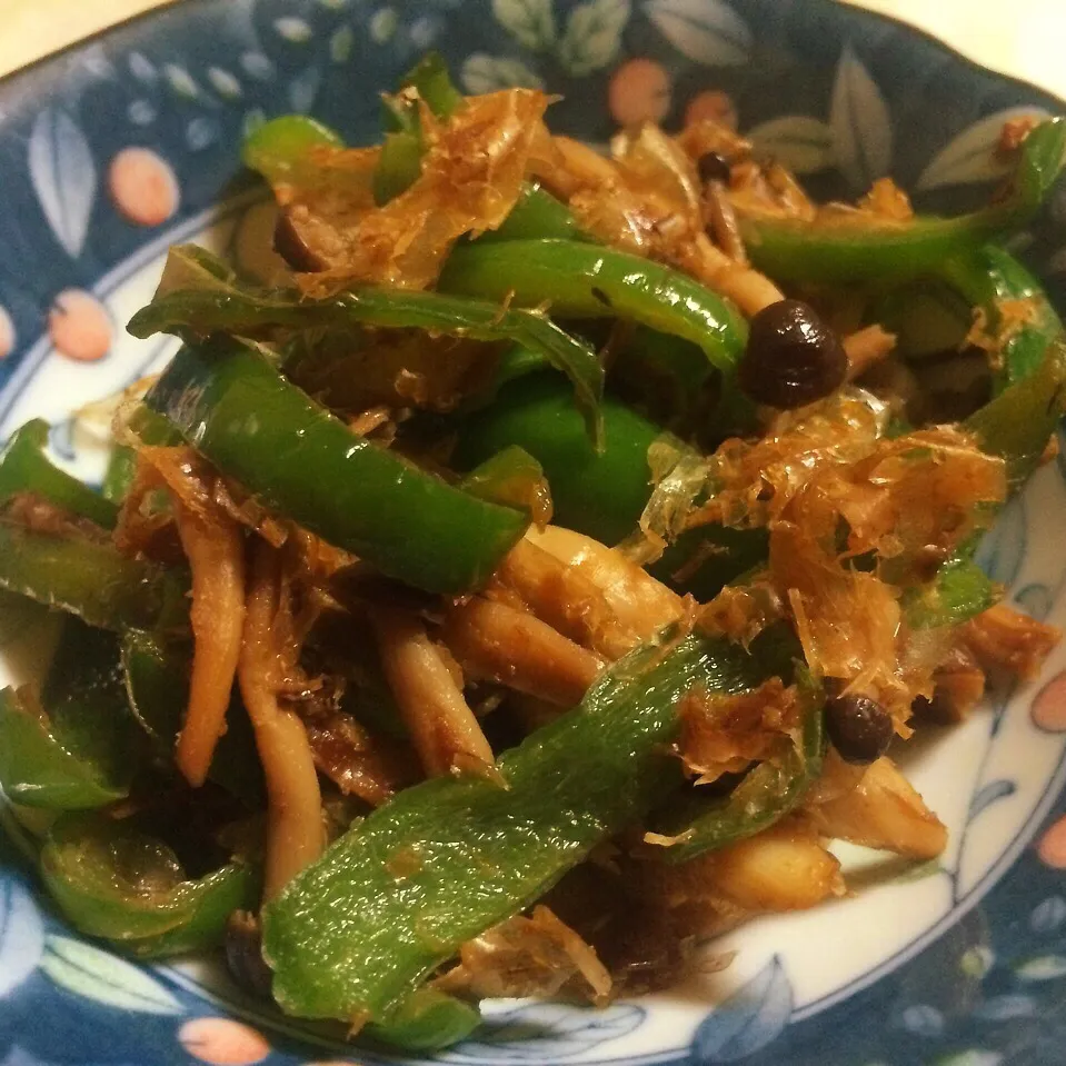 ピーマンのおかか醤油炒め|かよさん