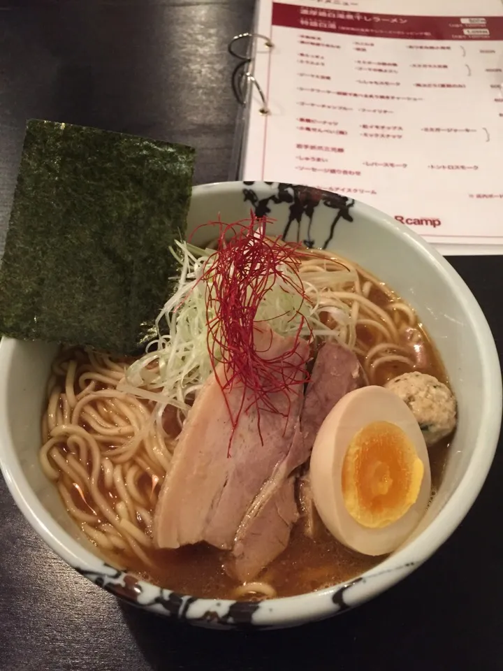 濃厚鶏白湯煮干しラーメン|三上 直樹さん