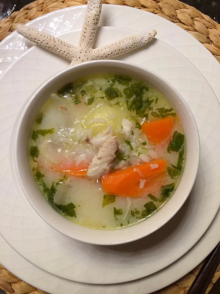 Avgolemono Fish soup;)))|aястасияさん