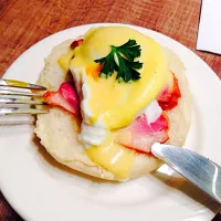 Snapdishの料理写真:Benedict egg with smoked duck breast 🐣🍳