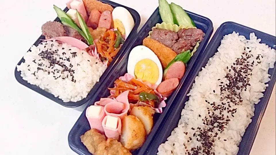 Snapdishの料理写真:今日の長男弁当～と母お仕事弁当～🌵🎵|Sayakaさん