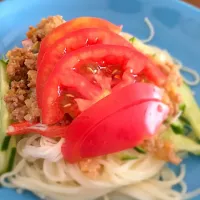 肉味噌素麺|あ〜ちゃまさん