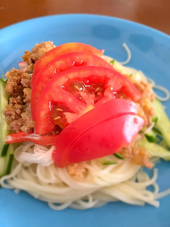 肉味噌素麺|あ〜ちゃまさん