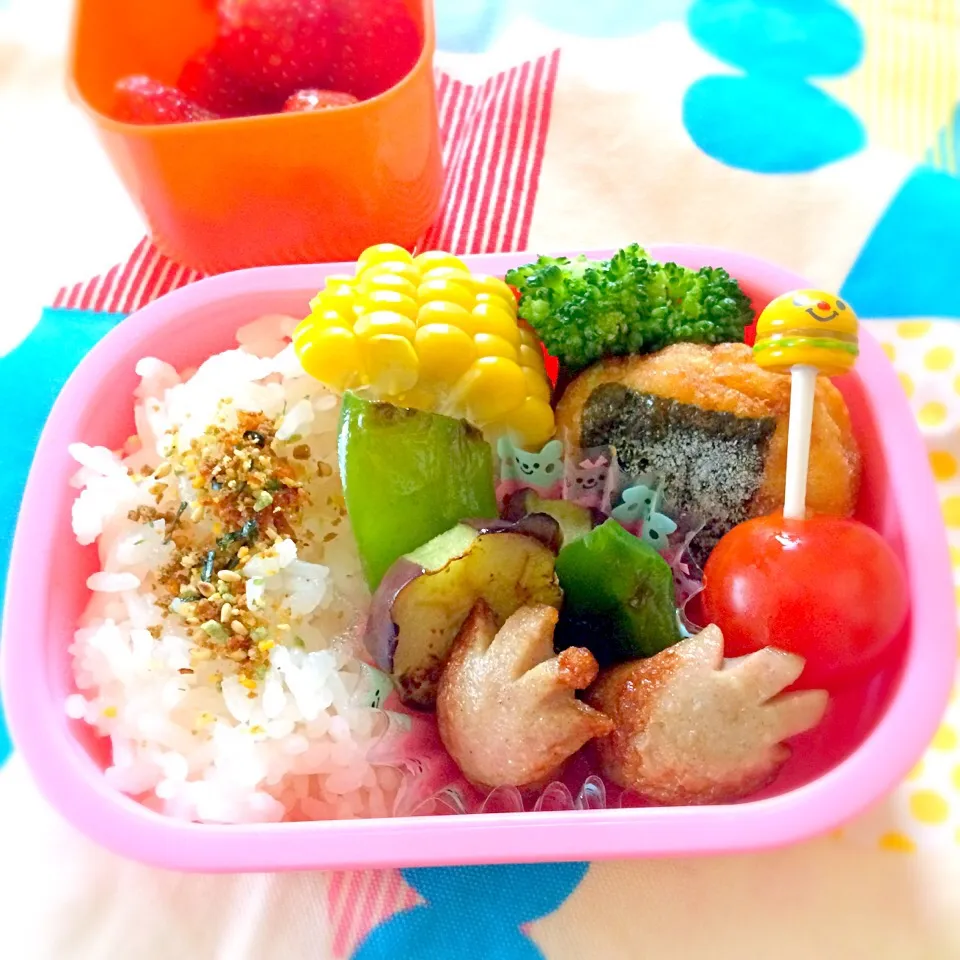 Snapdishの料理写真:6月1日 幼稚園お弁当|naokoさん