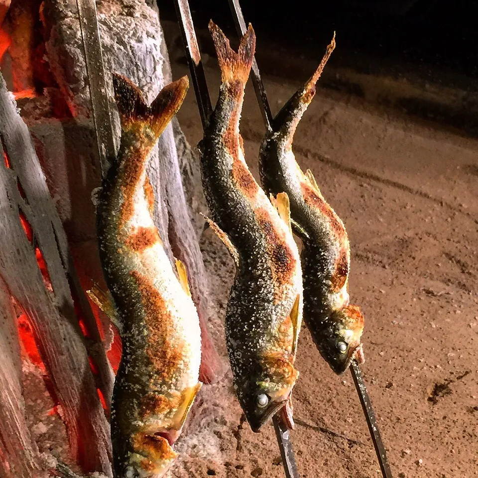 "鮎の塩焼きはじめました"|Yogiさん