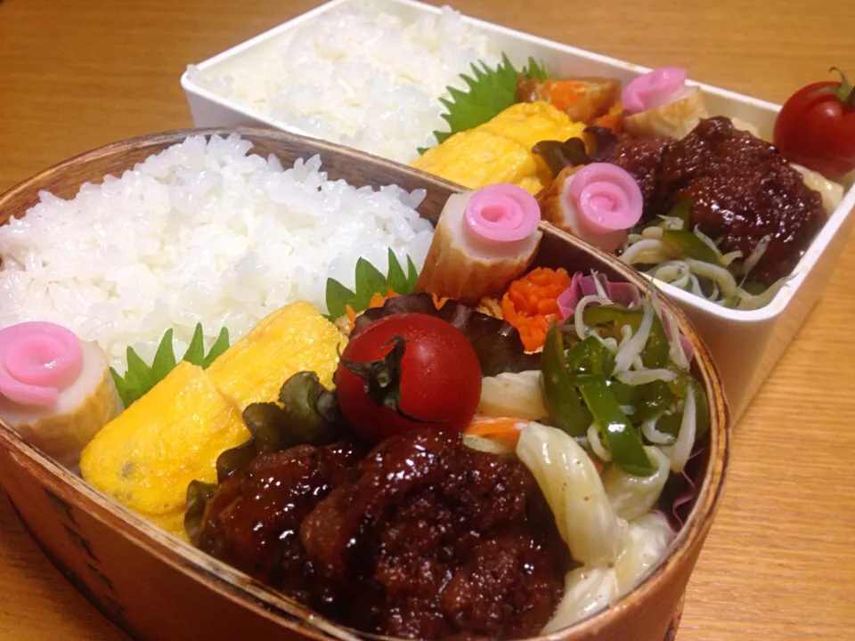 Snapdishの料理写真:6月2日2人弁当|川上千尋さん