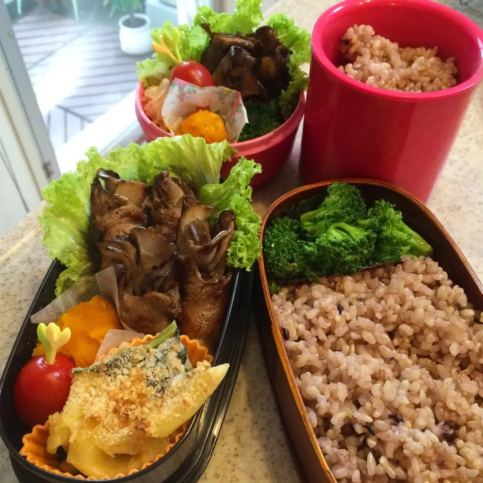 6/2 舞茸の肉巻き弁当|naoさん