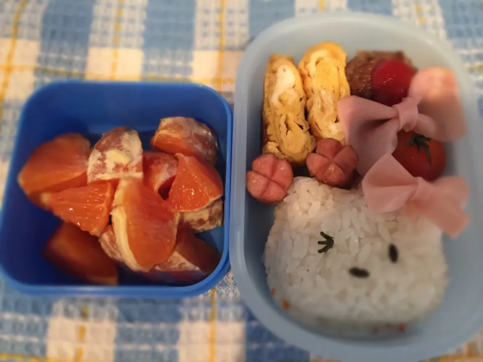 Snapdishの料理写真:キティちゃん弁当|りえさん