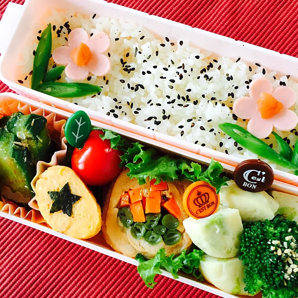 Snapdishの料理写真:6/2 お弁当|ゆっきさん