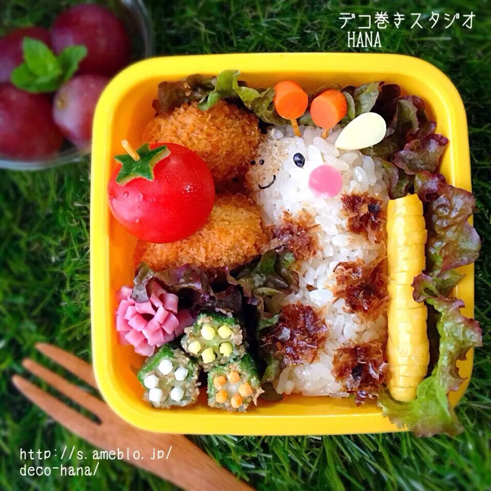 きりんのおにぎり子ども弁当|さとみ (satomi_foodart)さん