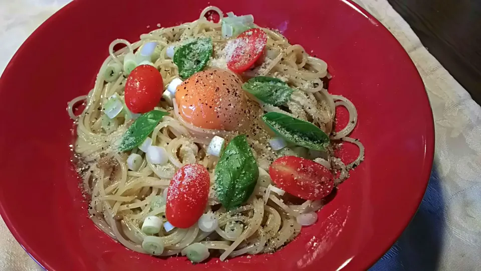 娘のプレゼントの鯖カンを使ったランチパスタ～♪
これがほんとの～ça va bien～（鯖美ア～ン～）！|quitaさん