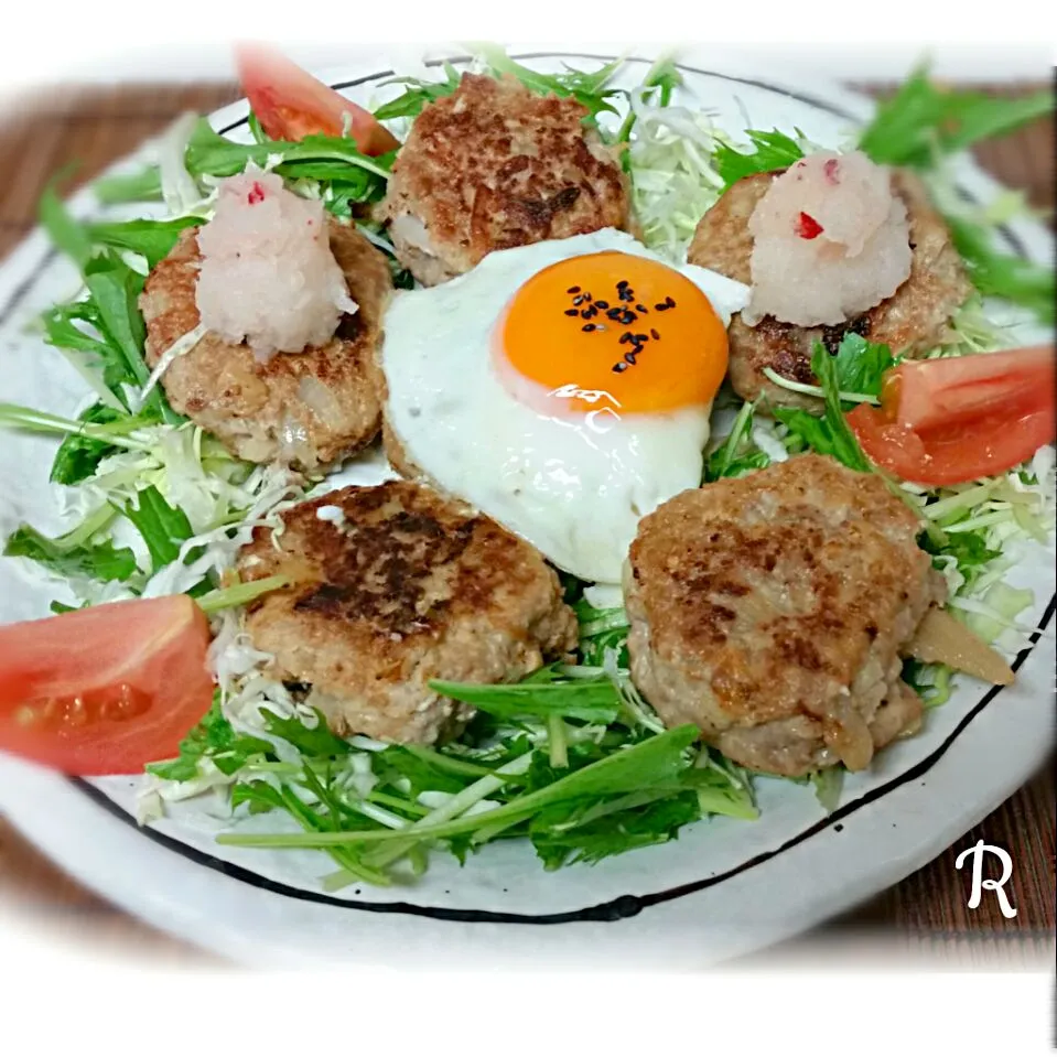 Snapdishの料理写真:riezooのゴボウバーグ .•*¨*•.¸¸♬|りえぞ～さん