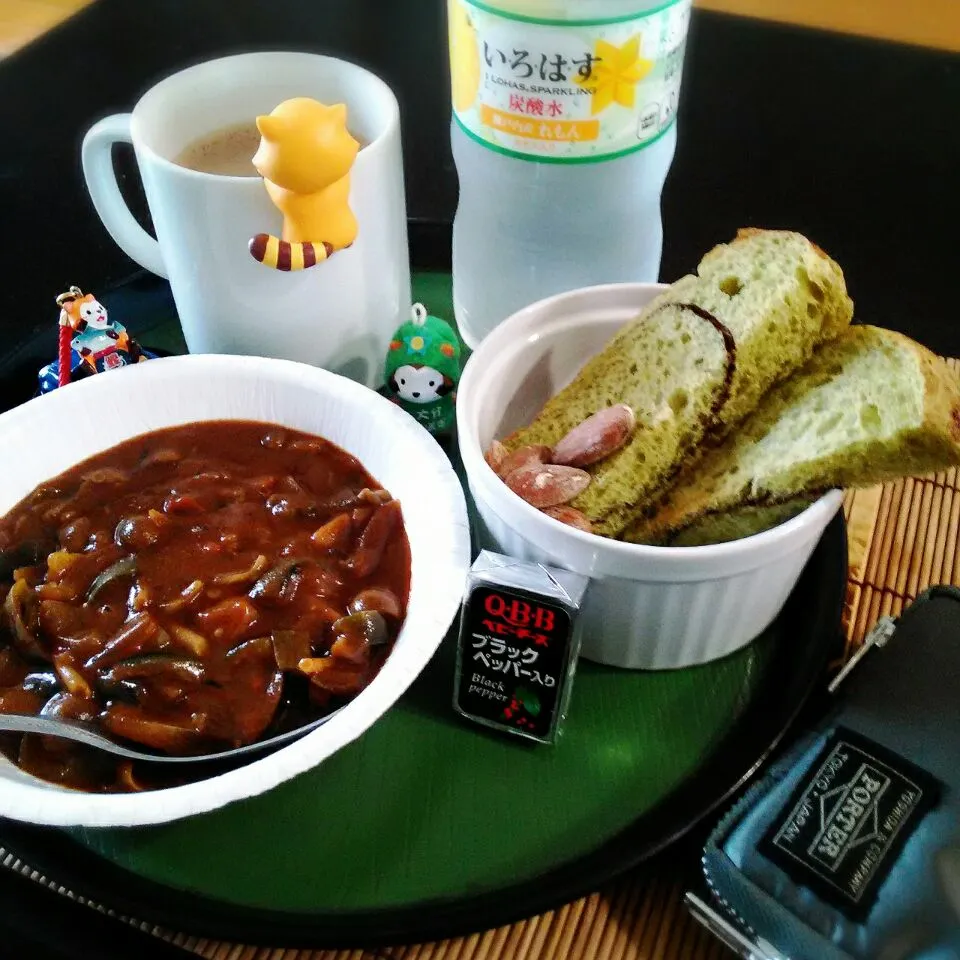 Snapdishの料理写真:朝カレー|いかぴさん